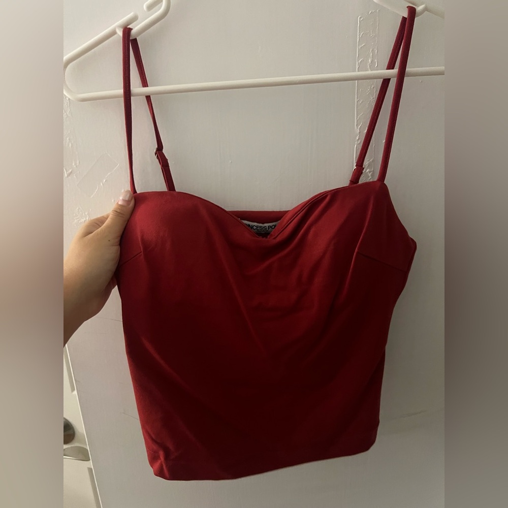 Princess Polly Deep Red Camisole Top